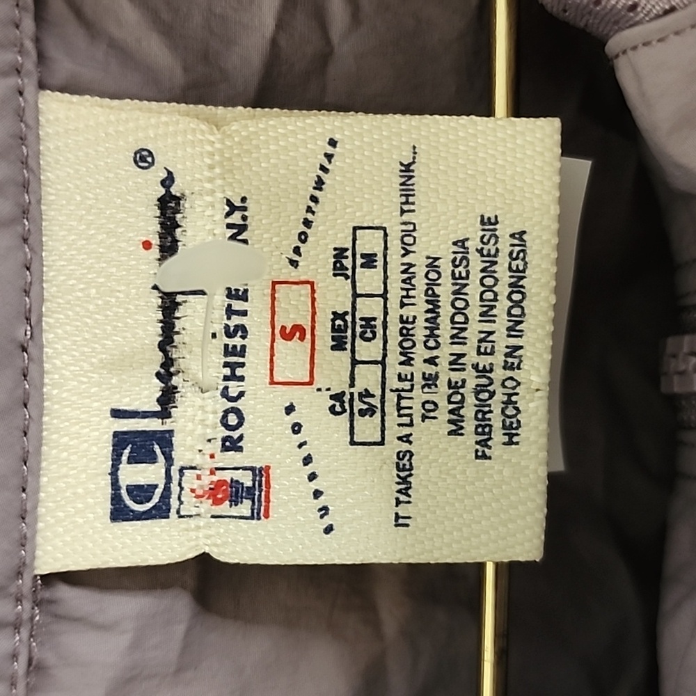Champion Urban Outfitters  Hooded Anorak Jacket Purple Size SMALL - Picture 3 of 6